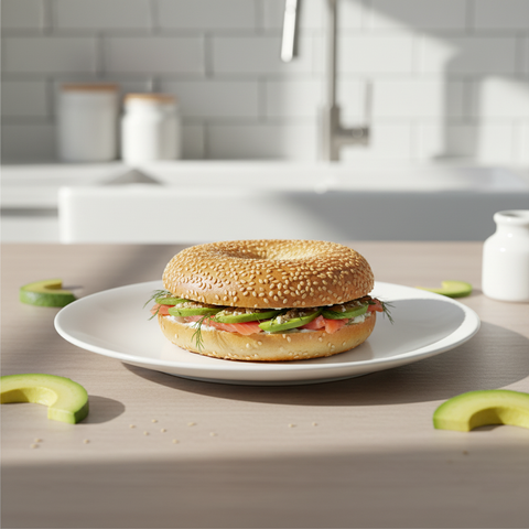 Smoked Salmon Avocado Bagel 175G
