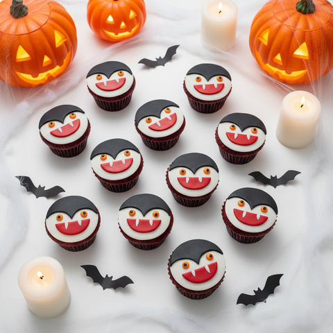 Vampire Bite Cupcake