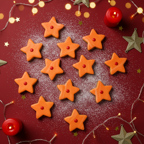 Christmas Ginger Star Cookie (Plain)