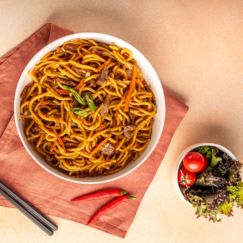 Lo Mein Beef Noodles 350g