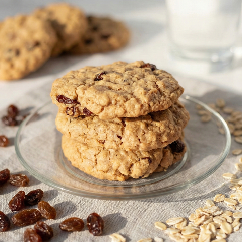 Eggless Honey Oats Raisin Cookies Premium 50g