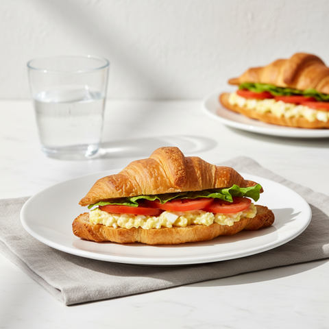 Egg & Beef Bacon Croissant Sandwich 185G