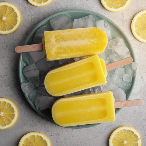 Lemon Sorbet Lolly 50ml 24 Pack