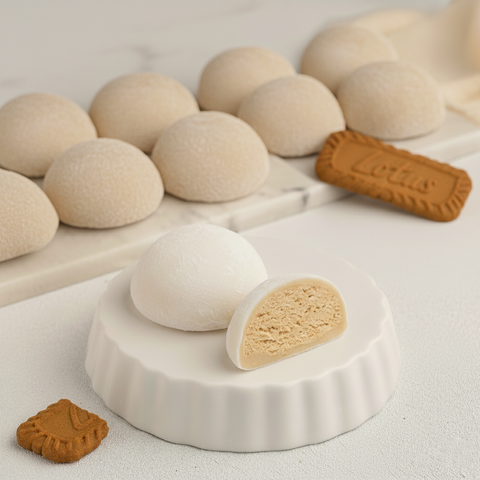 Vegan Lotus Mochi Premium Ice Cream 24 Pack