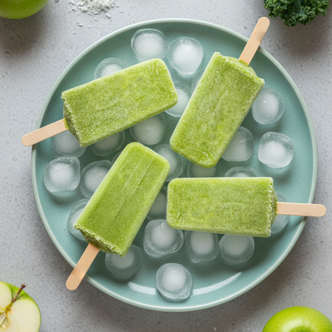 Green Apple & Kale Electrolyte Lolly 60ml 24 Pack