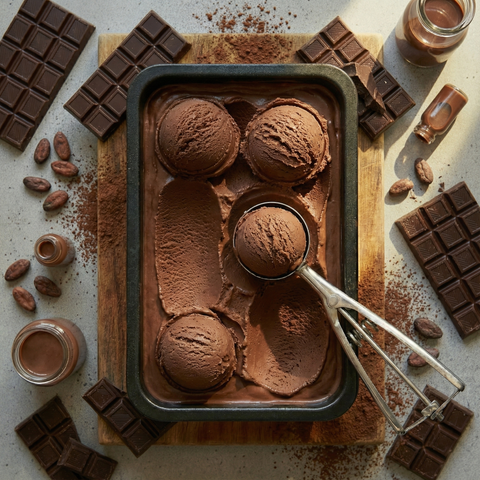 Chocolate Premium Low Fat Sugar Free Ice Cream 4L