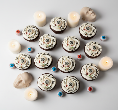 Haunted Eyeball Cupcake
