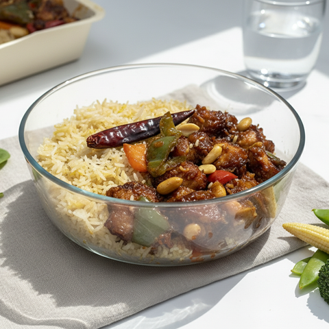 Kung Pao Chicken with Egg Fried Rice 330G