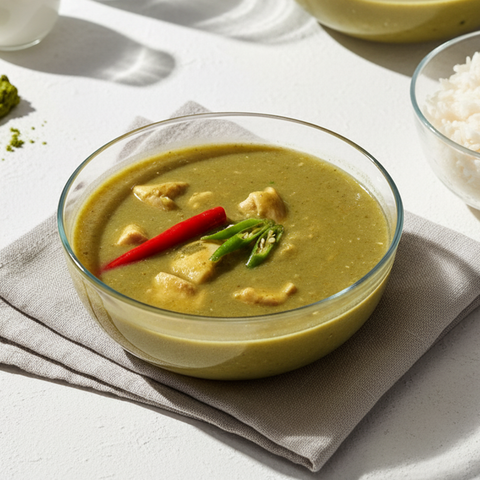 Chicken Thai Green Curry with White Rice 330G