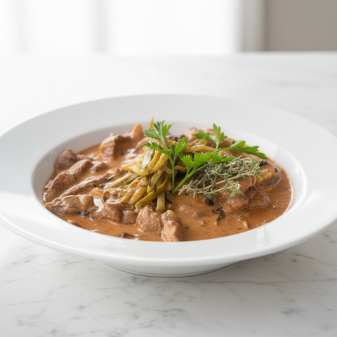 Beef Stroganoff