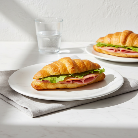 Smoked Turkey with Cheese Croissant Sandwich 176G