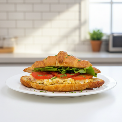 Egg & Beef Bacon Croissant Sandwich 185G