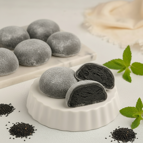 Black Sesame Mochi 24 Pack
