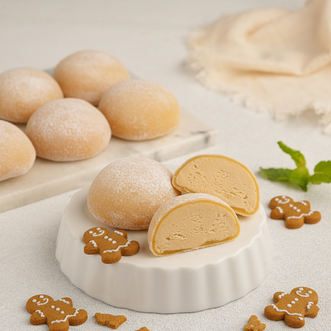 Ginger Bread Mochi Premium Ice Cream 24 Pack