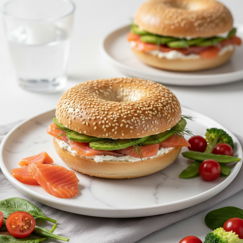 Smoked Salmon Avocado Bagel 175G
