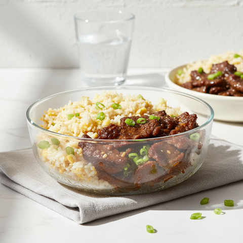 Mongolian Beef With Egg Fried Rice 330G