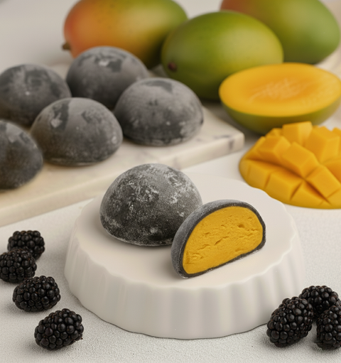 Mango Blackberry Mochi Premium Ice Cream 24 Pack