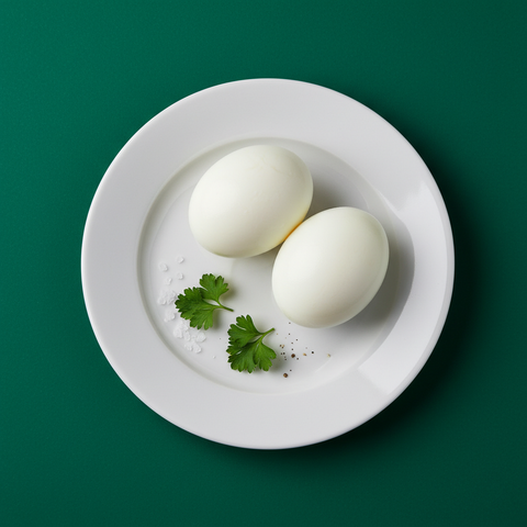 Peeled Boiled Egg 2Pcs