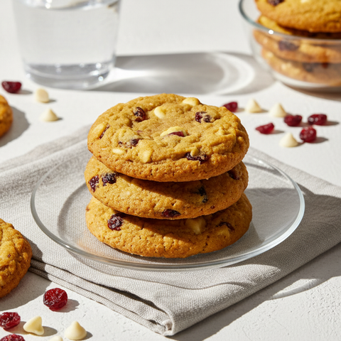 White Chocolate Cranberry Cookies 56g 4 Pack