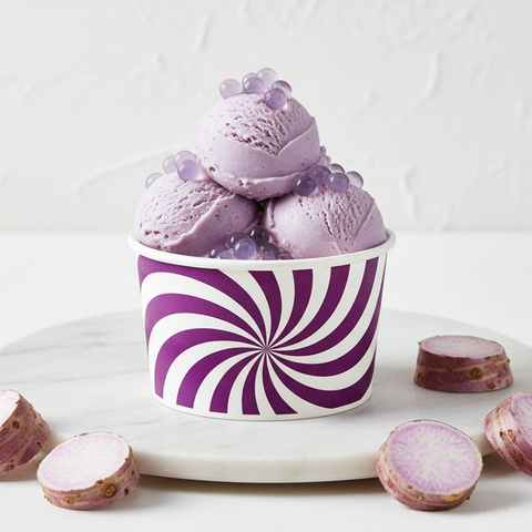 Purple Taro Premium Boba Ice Cream 250ml