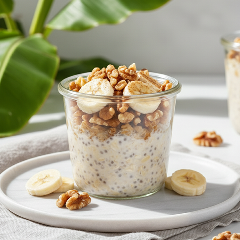 Banana Walnut Overnight Oats 300G