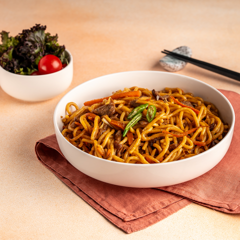 Lo Mein Beef Noodles