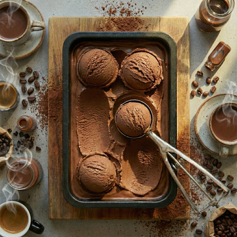 Mocha Premium Low Fat Sugar Free Ice Cream 4L