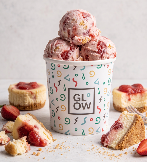 Strawberry Cheesecake Ice Cream Premium 500ml