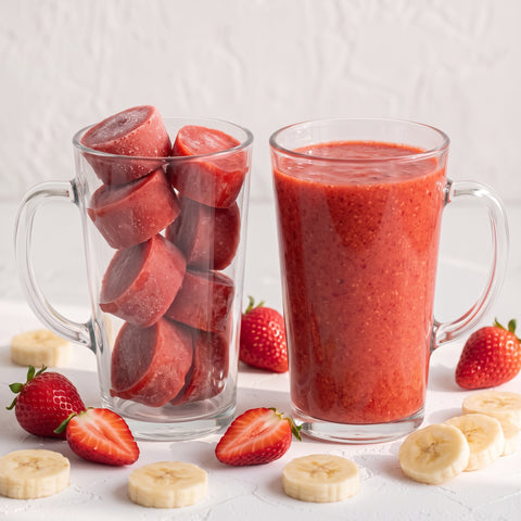 Strawberry & Banana Smoothie Cubes Premium 320g