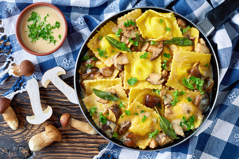 Porcini Mushroom Ravioli