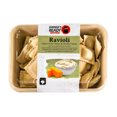 Vegan Cream Cheese & Cheddar Cheese Ravioli