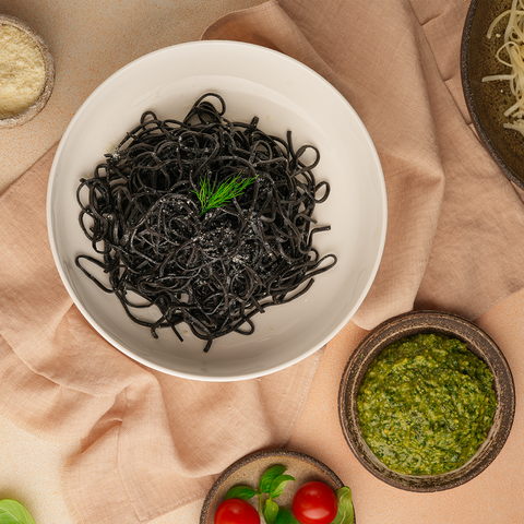 Squid Ink Tagliolini